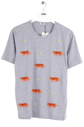 T-shirt Kenzo Gris en Coton, taille XL - Seconde Main