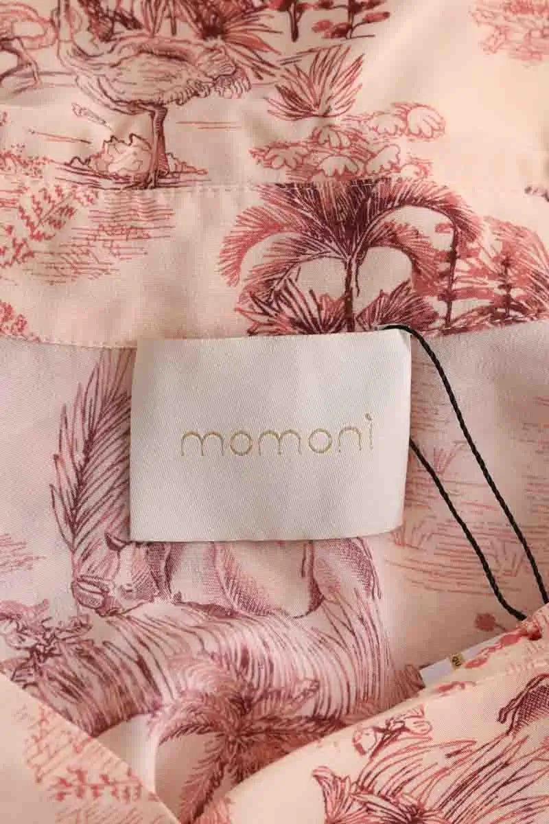 Blouse Momoni Beige en Soie