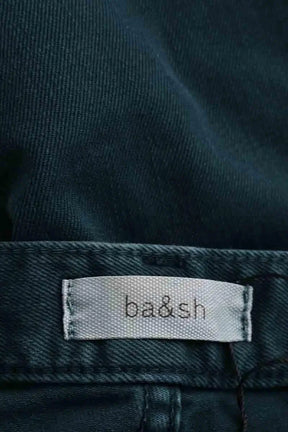 Jean droit Ba&Sh Vert en Coton