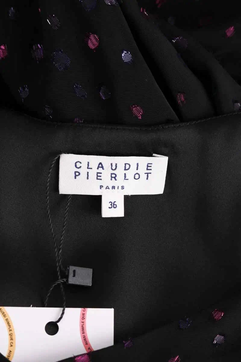 Robe Claudie Pierlot Noir en Viscose