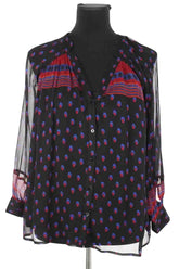 Blouse Bash Noir en Viscose, taille XS - Seconde Main