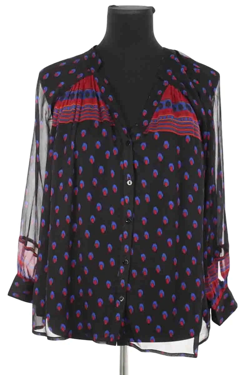 Blouse Bash Noir en Viscose, taille XS - Seconde Main