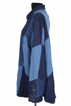 Chemise Sézane Bleu en Coton