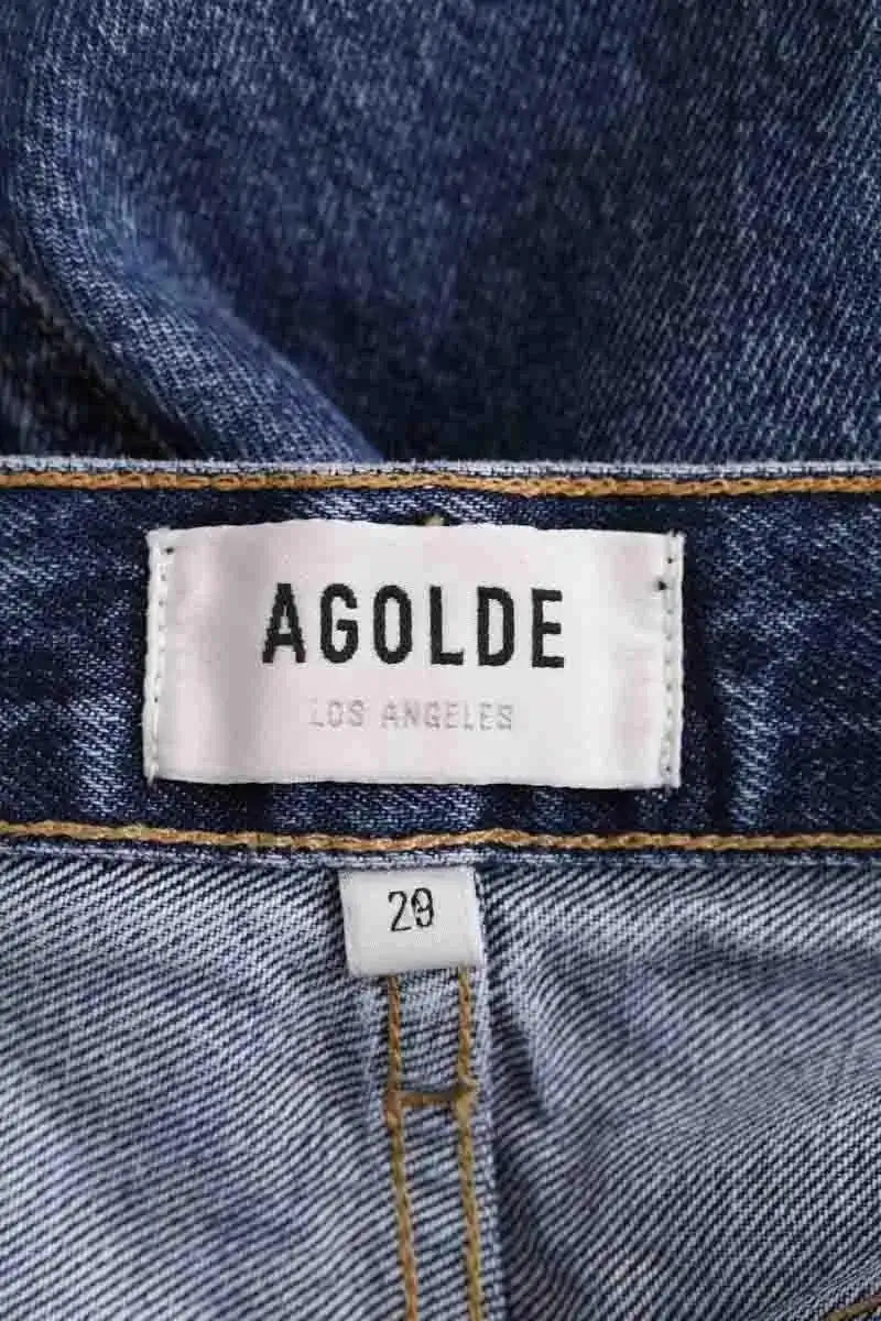 Jean droit Agolde Bleu en Coton