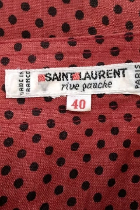 T-shirt Saint Laurent  Rouge