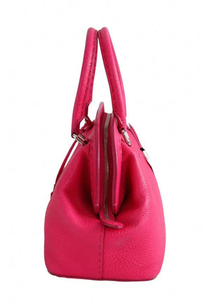 Sac à main Fendi Adèle Selleria Rose en Cuir