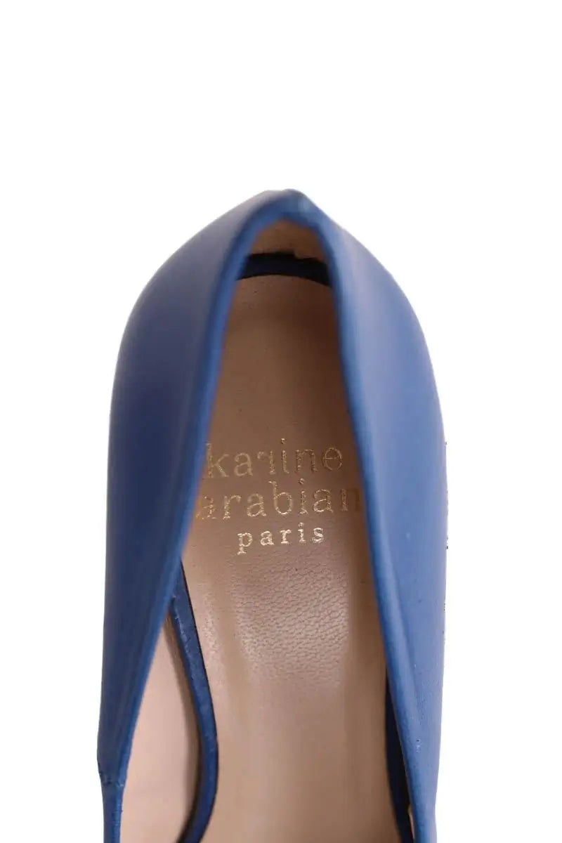 Talons Karine Arabian Bleu en Cuir