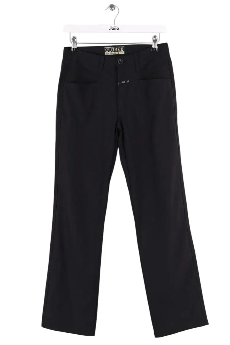 Pantalon droit Closed Noir en Synthétique, taille XL - Seconde Main