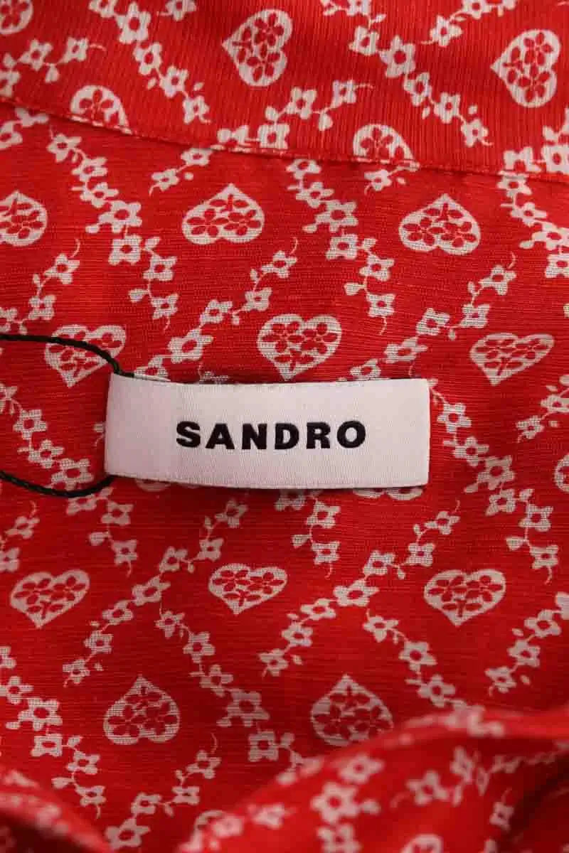 Combishort Sandro Rouge en Lin