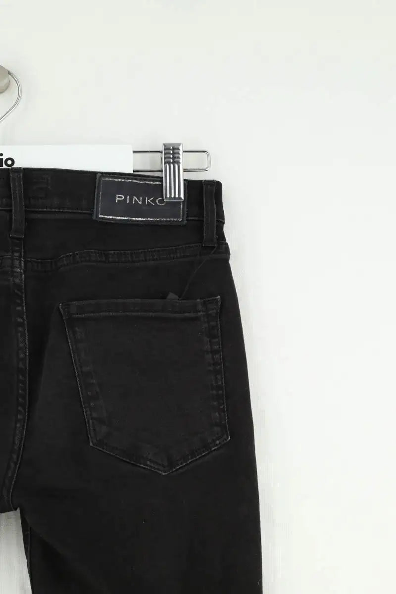 Jean slim Pinko Noir en Coton