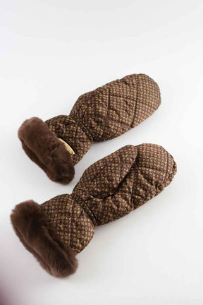 Gants Louis Vuitton  Marron