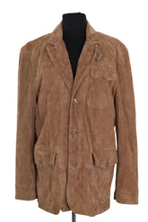Manteau Kenzo Marron en Cuir, taille L - Seconde Main