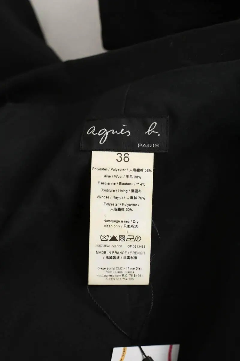 Blazer Agnès B.  Noir