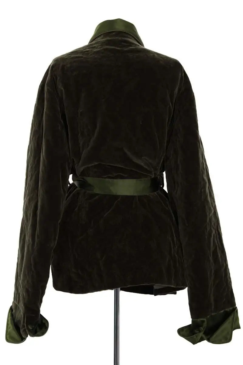Manteau Givenchy Vert en Velours