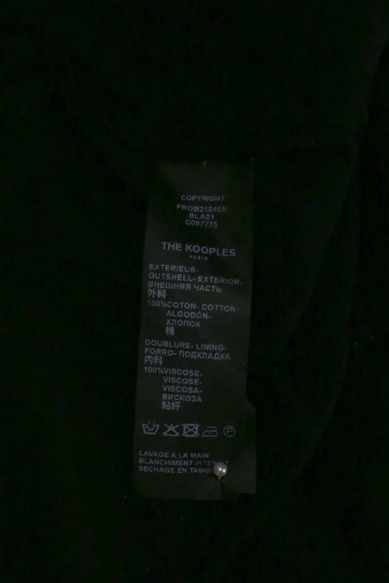 Robe The Kooples Noir en Coton
