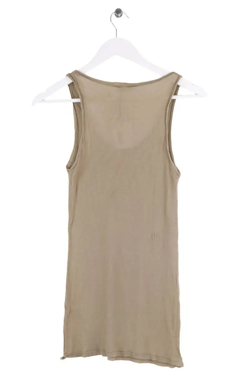 Top sans manche American Vintage Kaki en Viscose