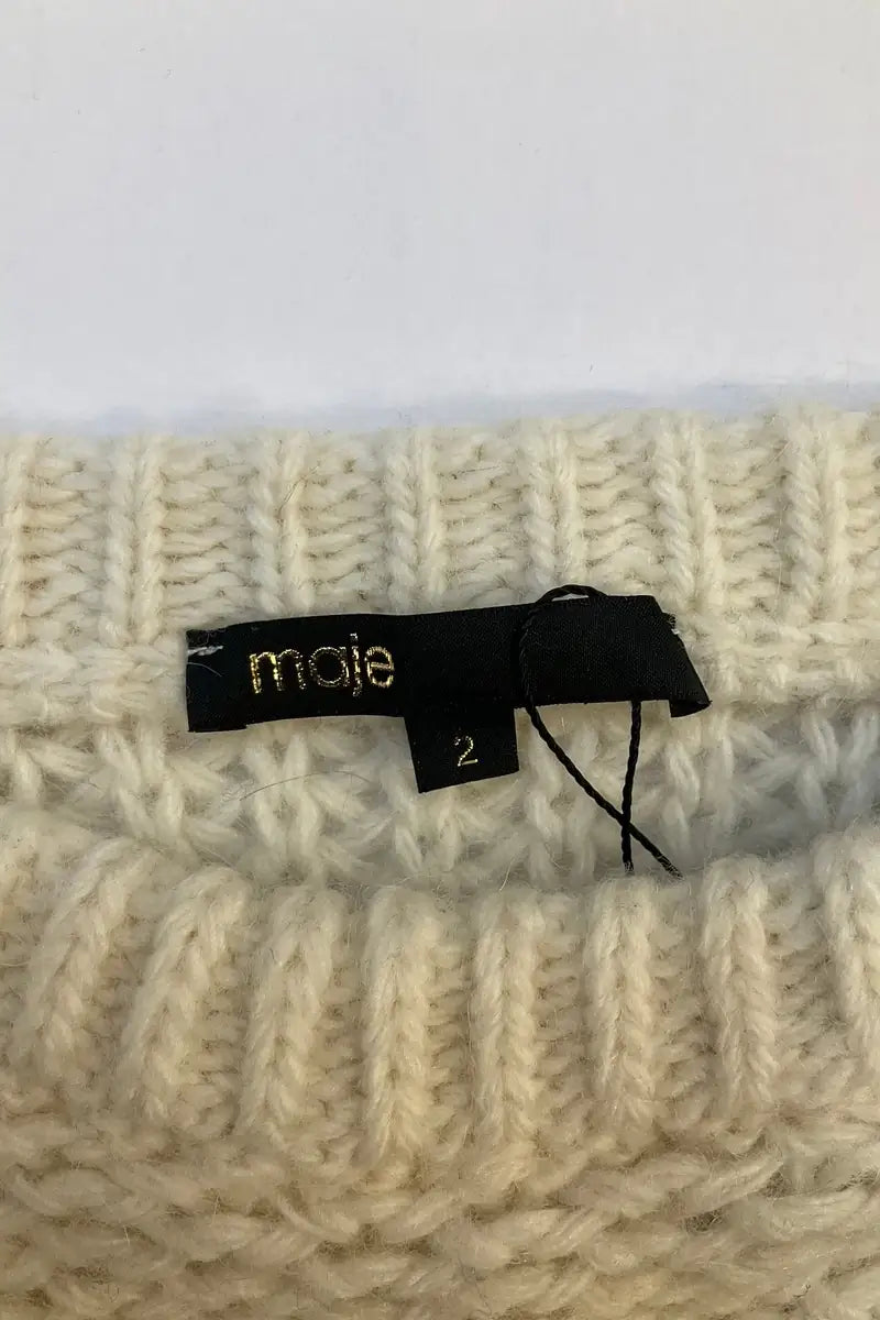 Pull Maje Ecru en Laine