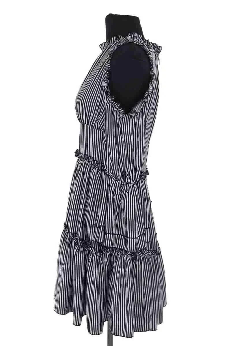 Robe Maje Noir en Viscose