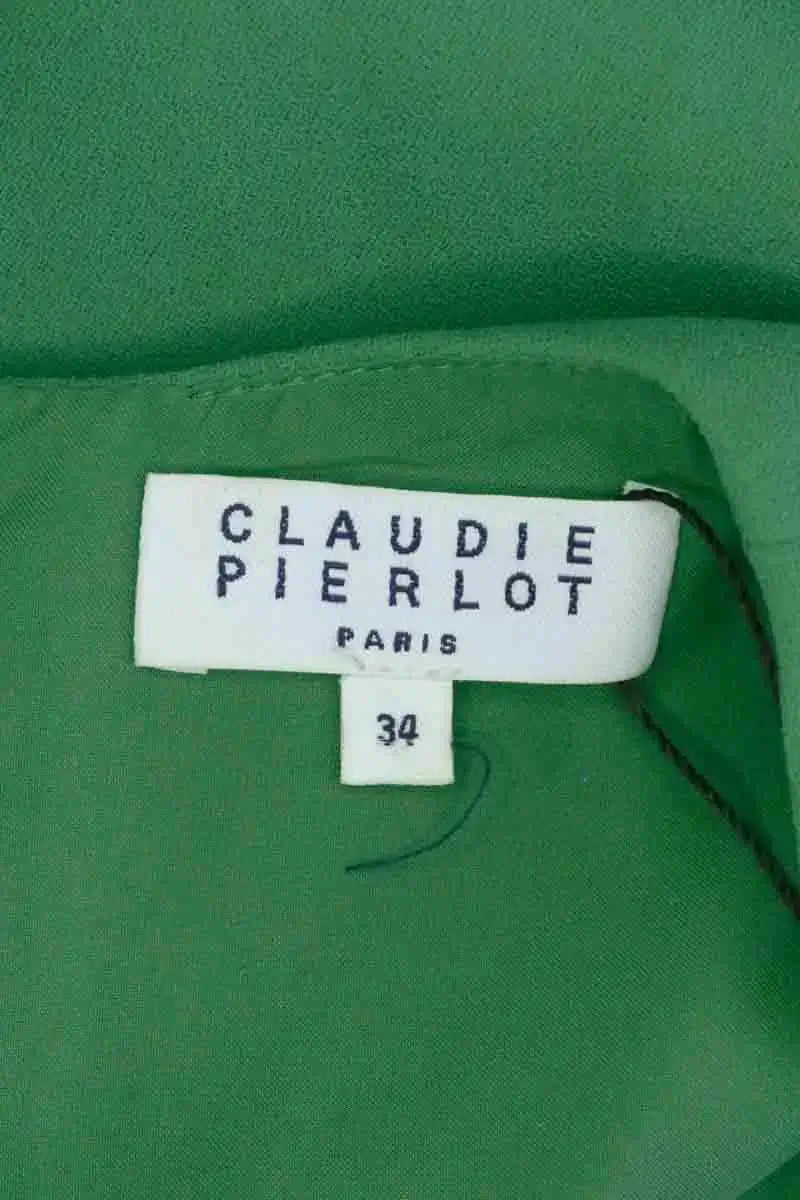 Combishort Claudie Pierlot Vert en Synthétique