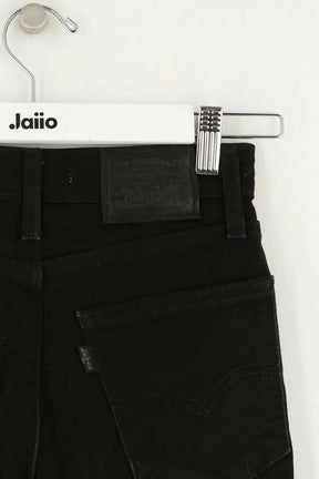Jean slim Levi's 721 Noir en Coton - élasthanne
