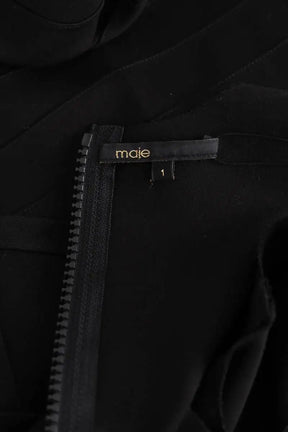 Robe Maje Noir en Synthétique