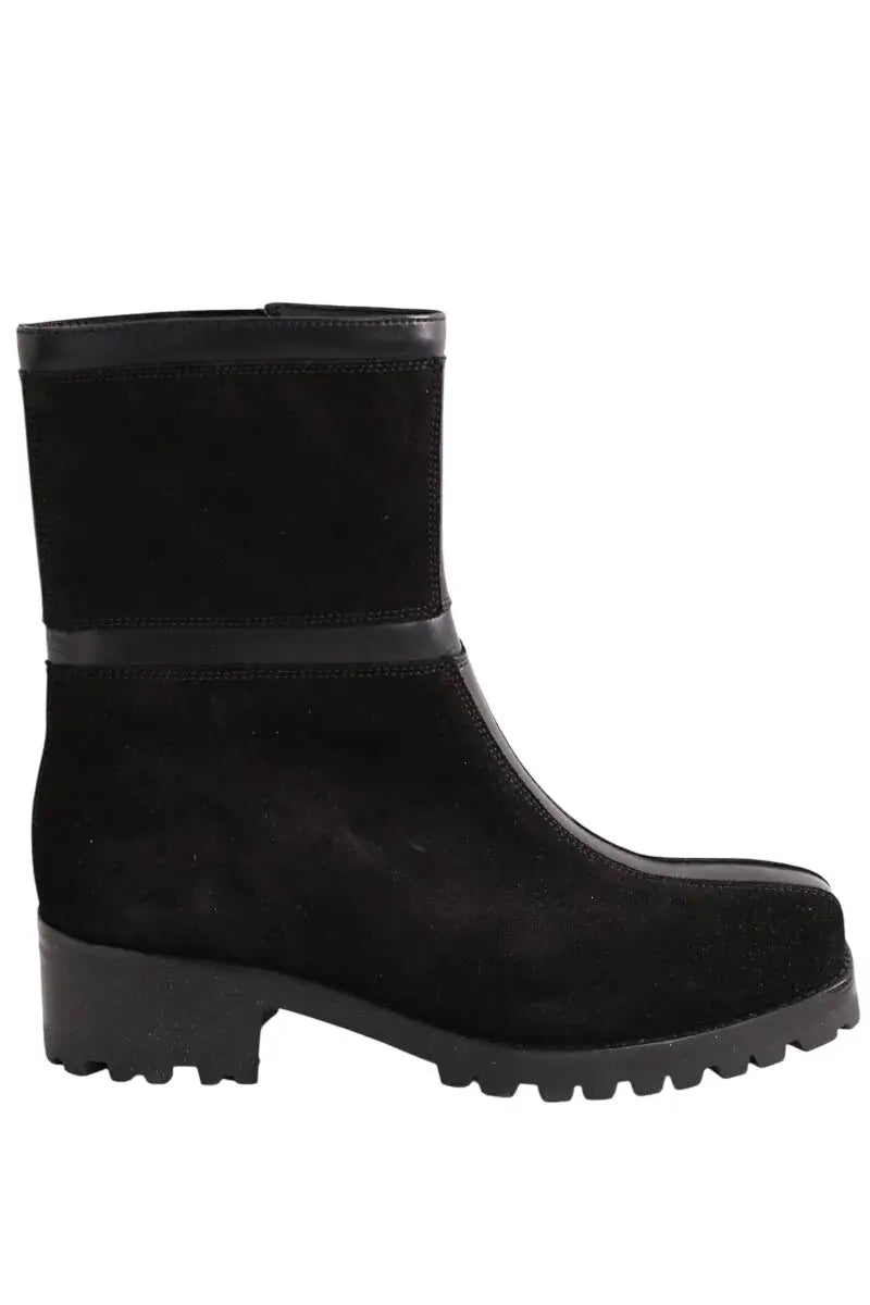 Bottes Free Lance Noir en Cuir, taille 36 - Seconde Main