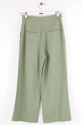 Pantalon droit Claudie Pierlot Kaki en Lin
