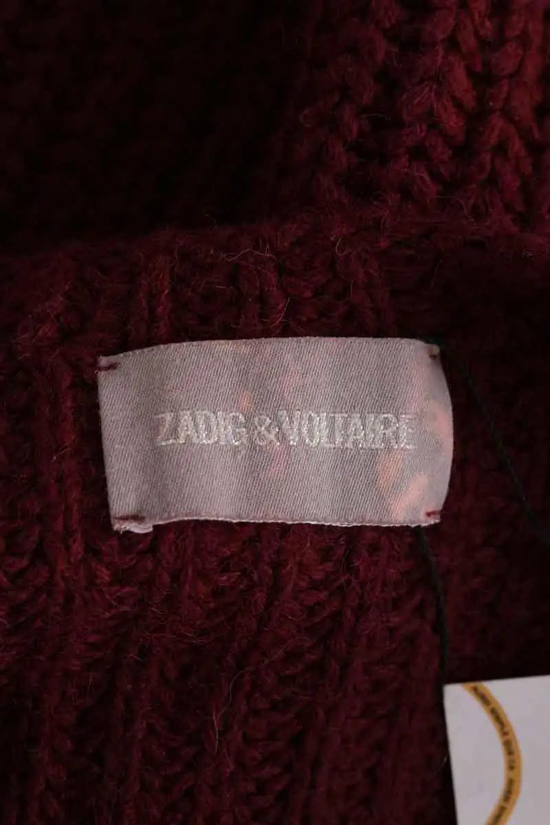 Pull Zadig & Voltaire Bordeaux en Synthétique