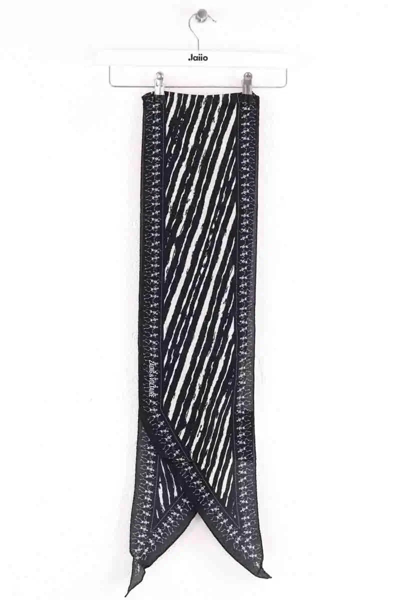 Écharpe Zadig & Voltaire Noir en Soie