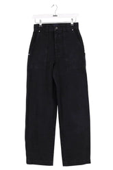 Jean large Khaite Hewitt Noir en Coton, taille S - Seconde Main