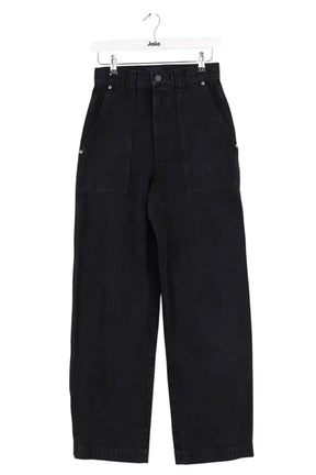 Jean large Khaite Hewitt Noir en Coton, taille S - Seconde Main