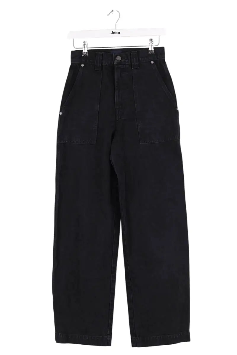 Jean large Khaite Hewitt Noir en Coton, taille S - Seconde Main