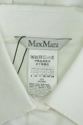 Chemise Max Mara Blanc en Coton