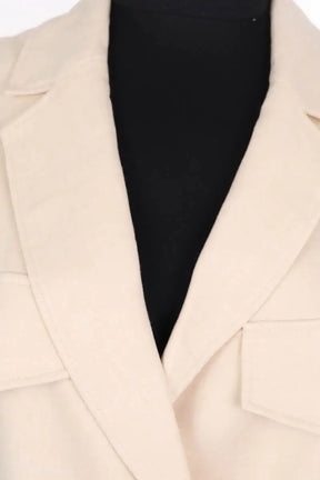 Veste Maison 123 Ecru en Viscose