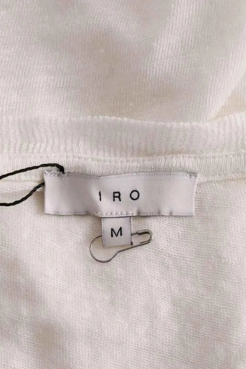Top Iro Blanc en Lin