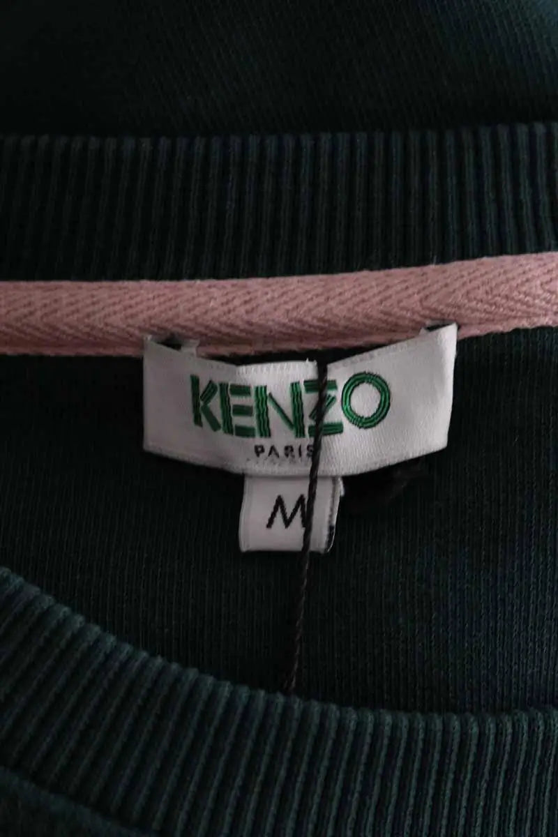 Sweatshirt Kenzo Vert en Coton