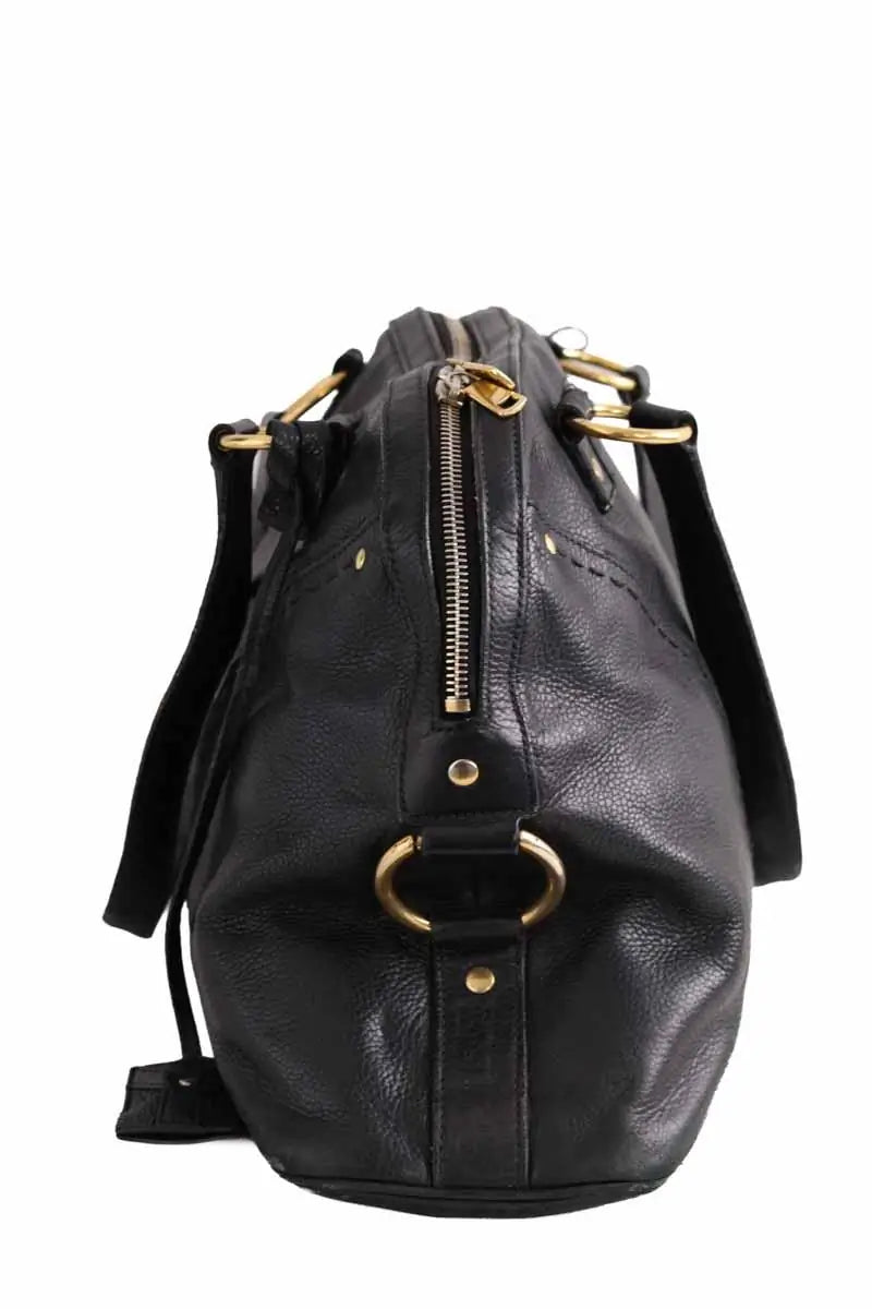 Sac porté épaule Yves Saint Laurent Noir en Cuir