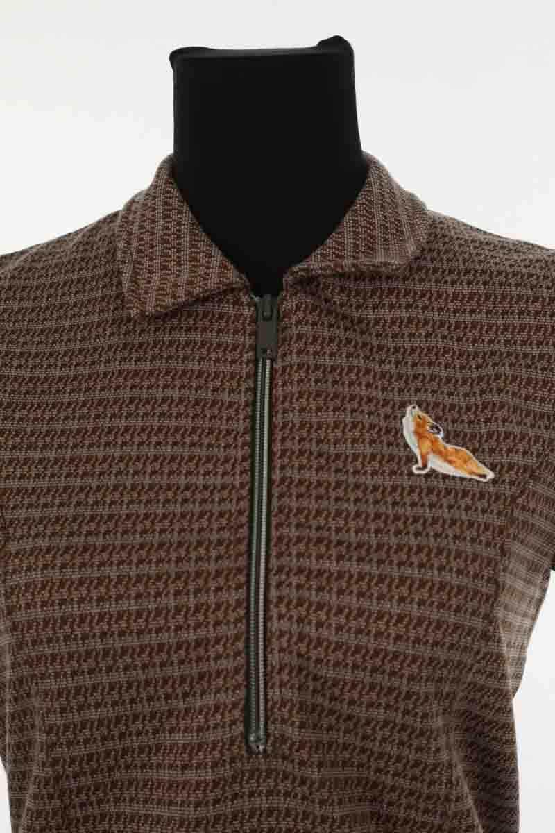 Polo Kitsuné  Marron