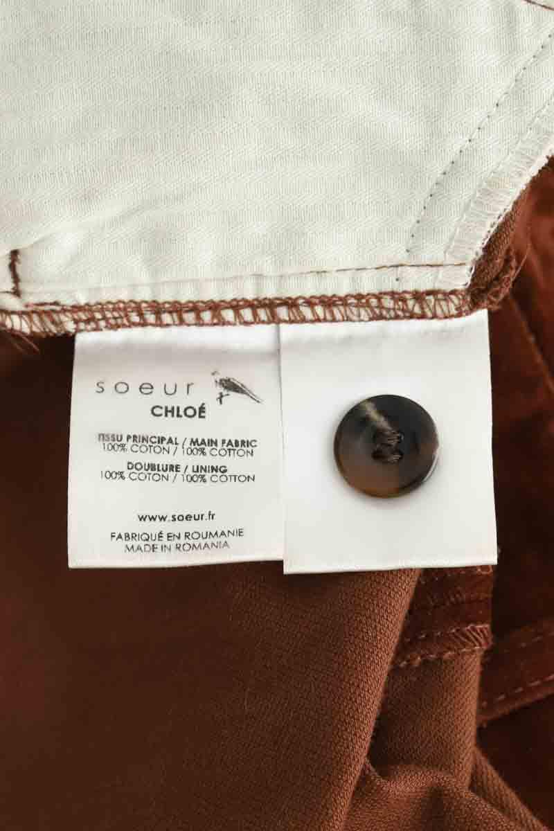 Chino Soeur  Marron
