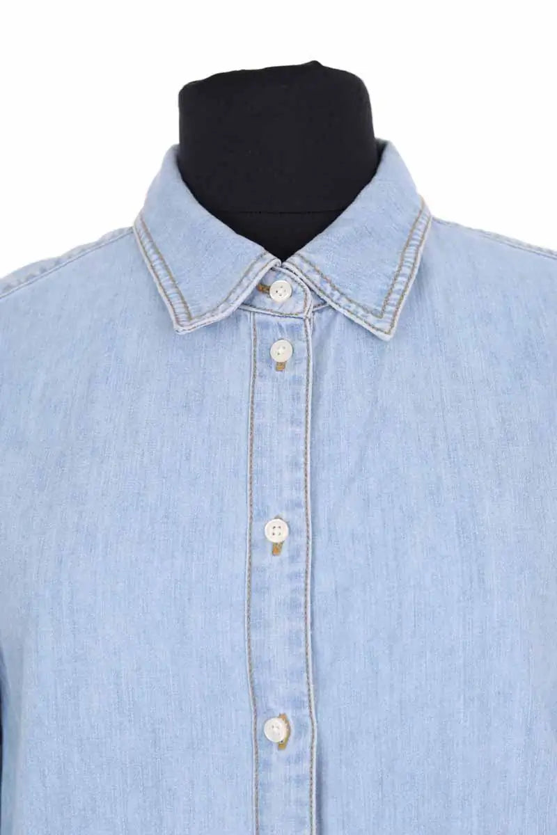 Chemise ME + EM Bleu en Coton