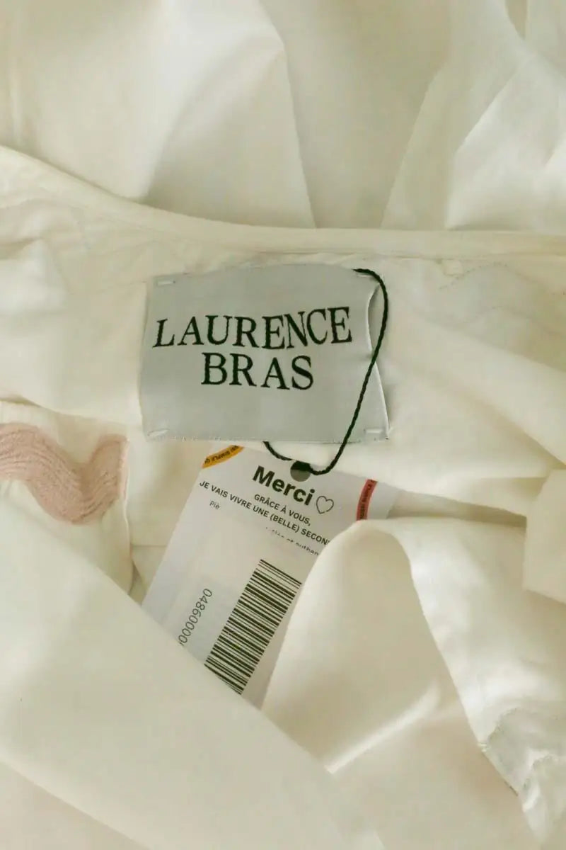 Blouse Laurence Bras Beige en Coton