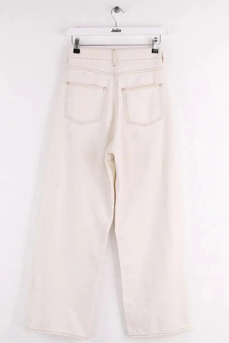 Jean droit Bellerose Beige en Coton