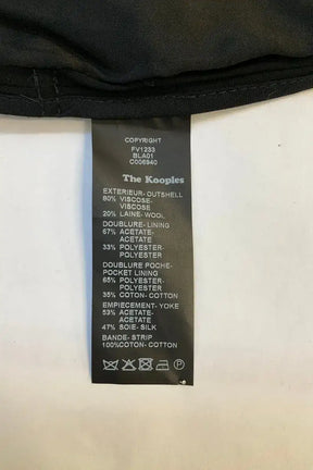 Blazer The Kooples Noir en Viscose