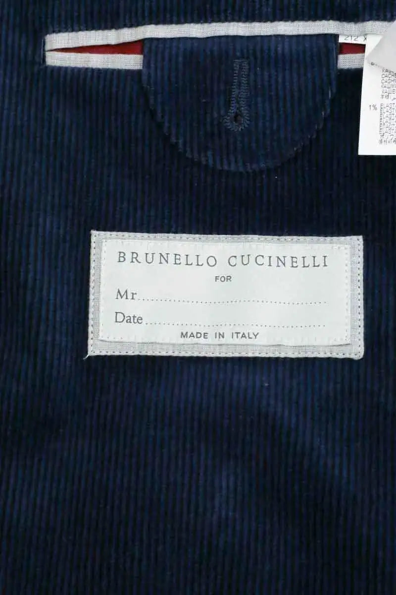 Veste Brunello Cucinelli Marine en Coton