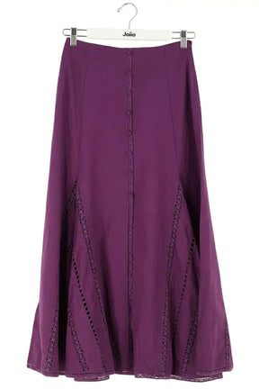 Jupe Sézane Violet en Lin, taille XS - Seconde Main