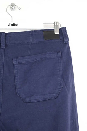 Pantalon droit Paige  Bleu