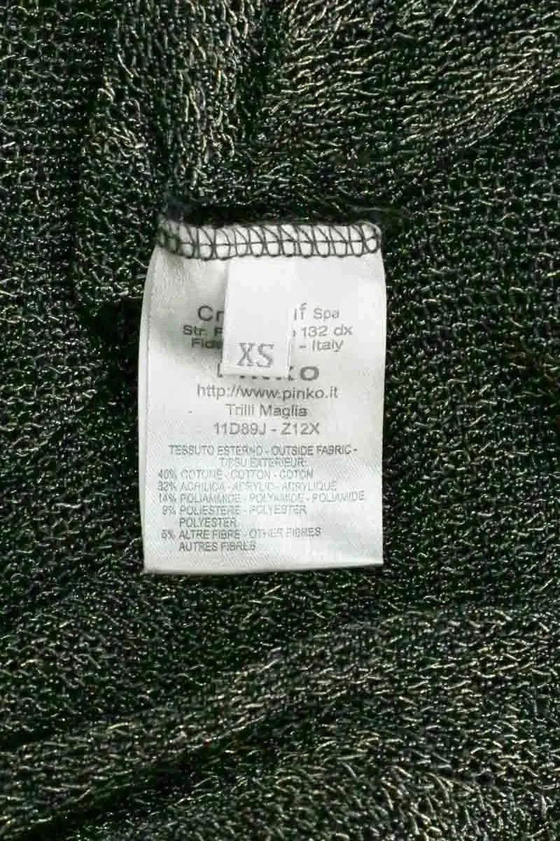 Pull Pinko Gris en Coton