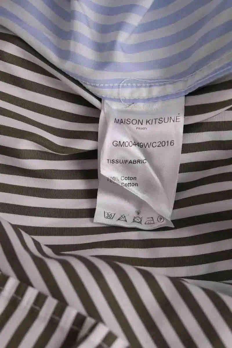 Chemise Kitsuné Multicolore en Coton