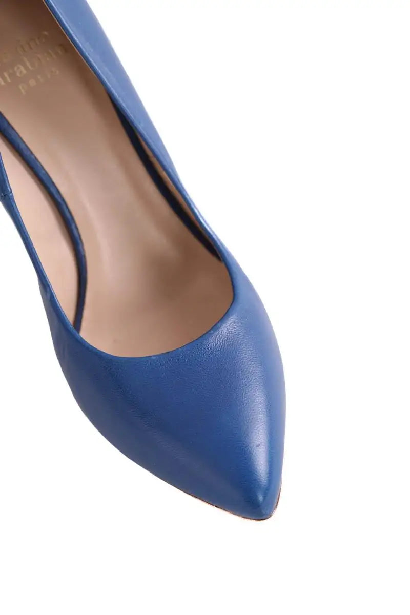 Talons Karine Arabian Bleu en Cuir