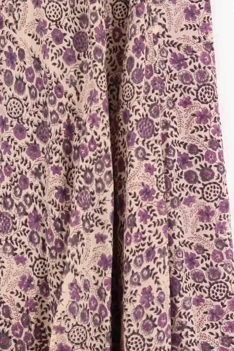Jupe Laurence Bras Violet en Coton